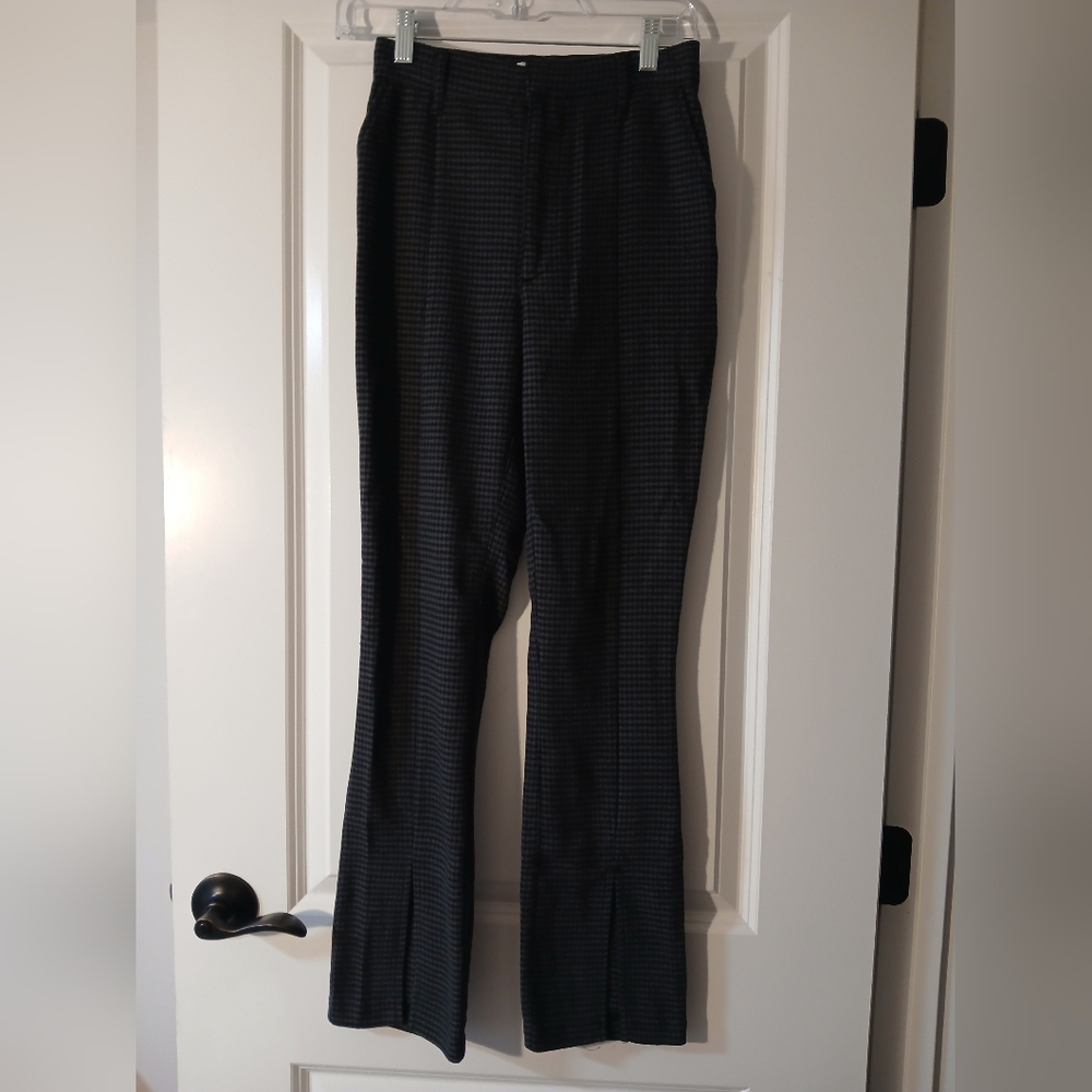 Abercrombie & Fitch Black Checkered Pantsuit